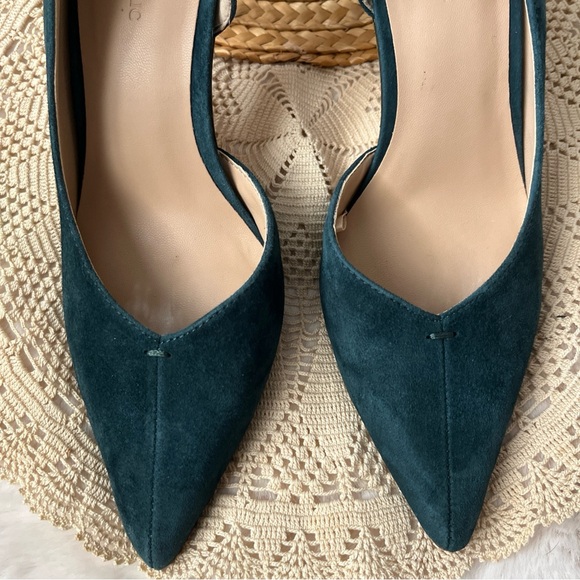 Banana Republic Elegant Teal D’ Orsay Pumps shoes - Picture 2 of 10
